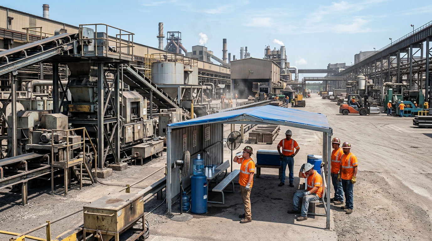 OSHA heat safety practices for industrial workers in 2026